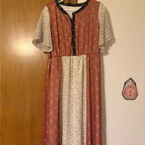 Roolee Navy Floral Dress